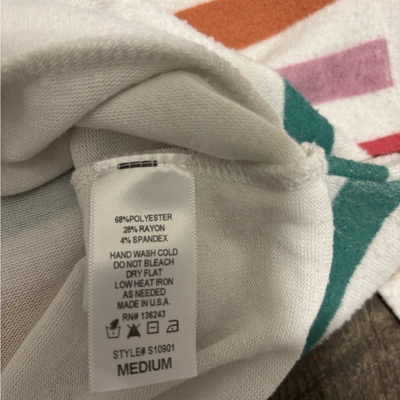 Vintage Havana Multicolor Striped Crew Neck Sweater - Picture 2 of 3